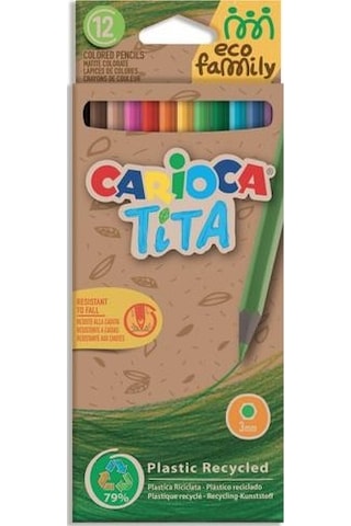 Carioca Tita Eco Family Kuru Boya 12'li