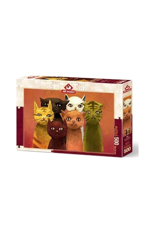 Art Puzzle Kediler Takımı 500 Parça Puzzle