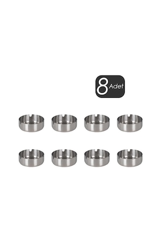 Porsima Etn-015 8 li Küllük 1,2 ml Kalınlık Metal Küllük