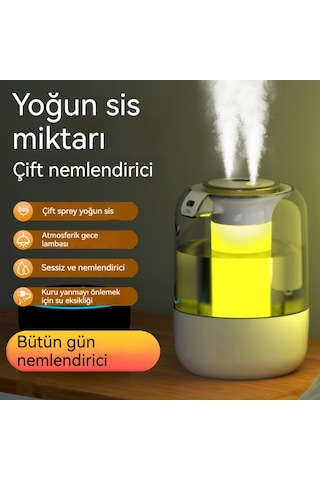 Lyon Yeni Hava Nemlendirici Ev Sessiz Yatak Odası Büyük Sprey Hamile Kadınlar Bebek İçan Mekan Nemlendirici Kahverengi