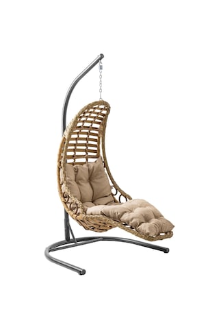 Capri Swing Bodrum Tekli Rattan Bahçe Salıncağı Balkon Salıncağı Renkli