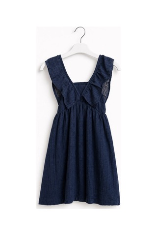 Noble Kids Kız Çocuk Askılı Elbise Lacivert