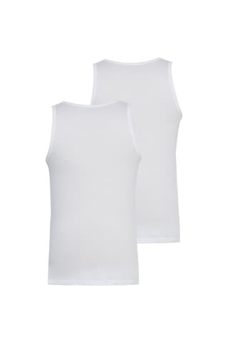 Blackspade Erkek Atlet 2li Paket Loose Fit 9225 - Beyaz