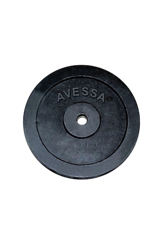 Avessa 7.5 Kg Siyah Plaka Ağırlık Bar Plakası
