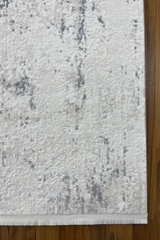 %100 Akrilik Yün Halı 4m2 Ve 6m2 Ebatlarında Modern Yumuşak Dokulu Salon Oturma Odası Mutfak Halısı Antialerjik Gri 80031gri
