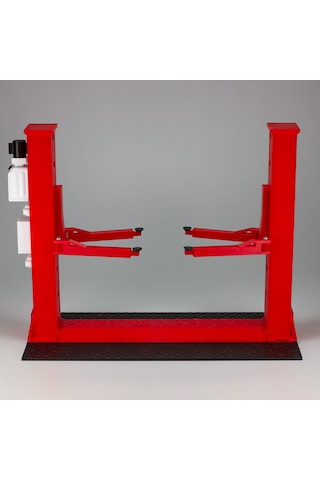 1/18 Ölçek V Hareketli Diorama Lifti, Diorama Aksesuarı, Garaj Dioraması, Kırmızı