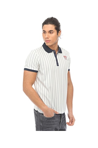 Kappa Raru S.P.Q.O.R Erkek Polo T-Shirt LIBERTAS BEYAZ Beyaz
