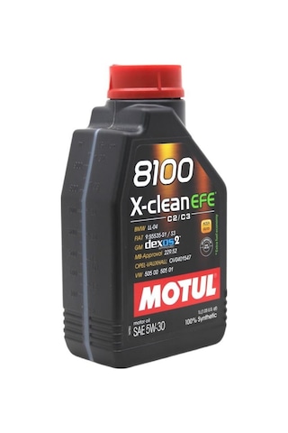 Motul 8100 X-Clean Efe C2/C3 5W-30 Tam Sentetik Motor Yağı 2 x 1 L