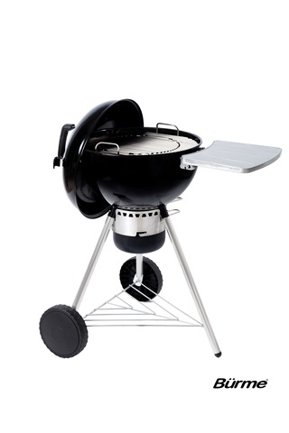 Partner 45.05 Black Masalı Profesyonel Kömürlü Barbekü Siyah