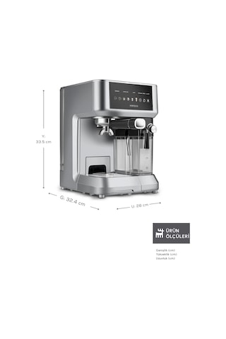 Karaca Mycaffe Barista S10 Espresso Latte Ve Cappuccino Makinesi