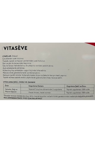 Vitaséve 10 Lt 10 Lt