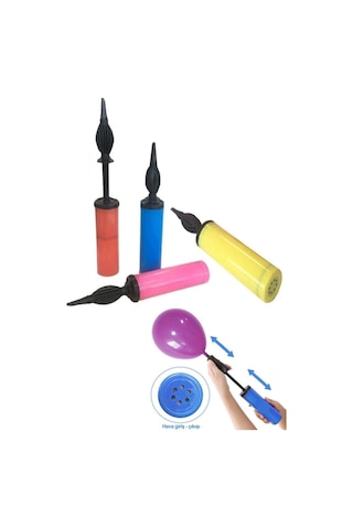 Mucit Home Çift Taraflı Hızlı Balon Şişirme Pompası Çok Renkli