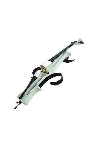 Kinglos Kng Dsdt-1802 Elektro Çello 4/4 Beyaz Profesyonel - Silent Kulaklık Çıkışlı Sessiz Çalışma, Modern Tasarım, Taşıma Çantalı Set