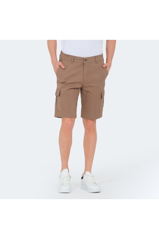 Slazenger EARNINGS Erkek Cepli Kargo Toprak Şort