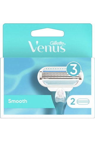 Gillette Venus Smooth Yedek Başlık 2'li