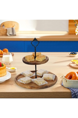 Suntek Magideal Cupcake Standı Çok Fonksiyonlu Şeker Servis 2-katlı