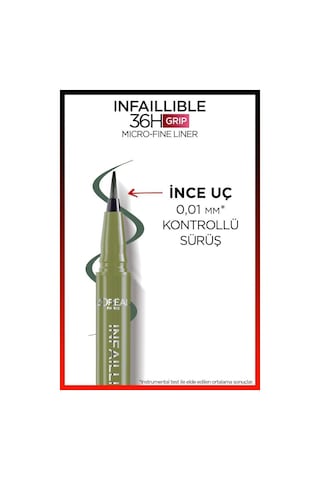 L'Oréal Paris Infaillible 36H Micro Fine Eyeliner 05 Sage Green