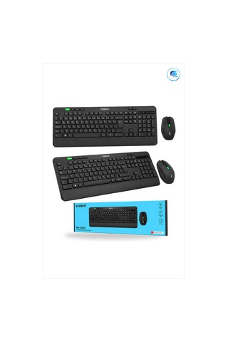 Klavye Mouse Seti Kablosuz Usb Sessiz Türkçe Q Nano Alıcılı Ev Of Optik