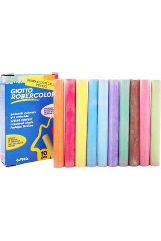 Giotto Robercolor Tebeşir Karışık Renkler 10'lu Paket