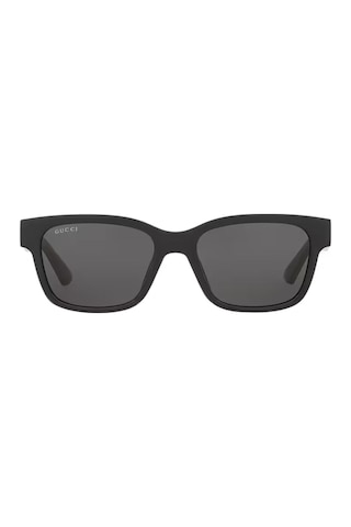 Gucci Gg 1716s 001 54 Unisex Kare Siyah Kemik Güneş Gözlüğü Siyah