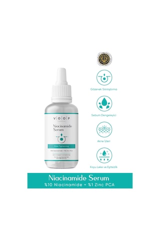 Voop Siyah Nokta ve Sivilce Karşıtı Niacinamide Serum 30 ML