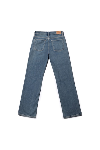 Colins Straight Fit Orta Bel Tam Boy Paça Kadın İndigo Jean Pantolon Cl1077128 Q1.v1 Dn44632 Denim