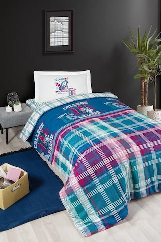 Ranforce Genç Nevresim Takımı Denıs Mavi - Beyaz