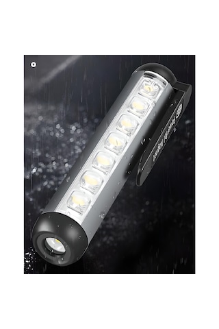 Sge Teknoloji Cob Led Mıknatıslı Led El Feneri Işık Siyah