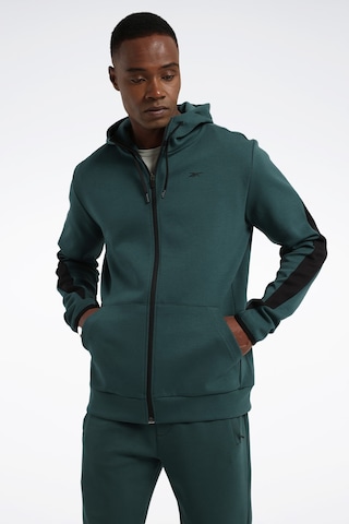 Reebok Dreamblend Fz Orman Yesılı Erkek Eşofman Üstü Yeşil-sıyah Yeşil - Siyah