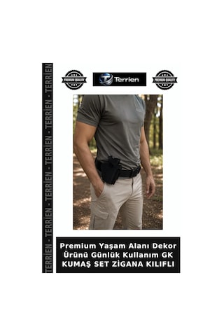 Premium Yaşam Alanı Dekor Ürünü Günlük Kullanım Gk Kumaş Set Zigana Kılıflı