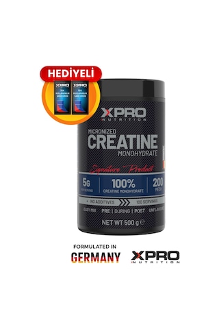 Xpro Nutrition Creatine Monohydrate 500gr - Aromasız Xpro Nutrition Creatine Monohydrate 500gr - Aromasız