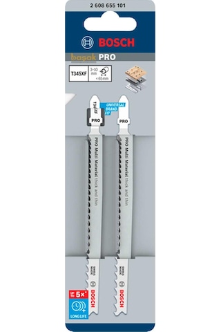 Bosch Pro T345 Xf 2'li Multi Kesim Dekupaj Ucu 2608655101