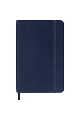 Moleskine 12 Ay Günlük Ajanda Cep Boy Yumuşak Kapak Safir Mavi