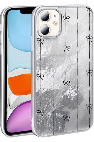 Apple Uyumlu iPhone 11 Kılıf Desenli Zore Mep Kapak Küçük Fiyonk