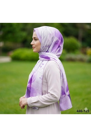 Buqle Dijital Desenli Soft Şal 446-123 Çok Renkli