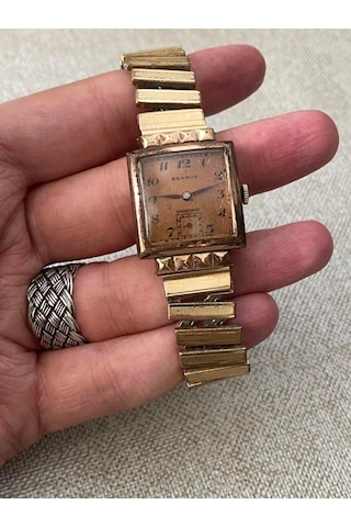 Benrus 25 mm Çelik Kordon Vintage Kadın Kol Saati 2. El