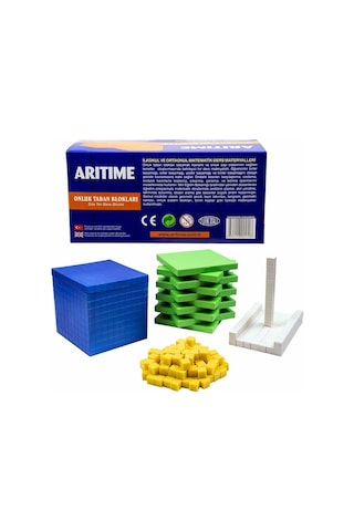 Onluk Taban Blokları Matematik Ders Materyalleri Birlik Onluk Yüzlük Bloklar 1 Paket