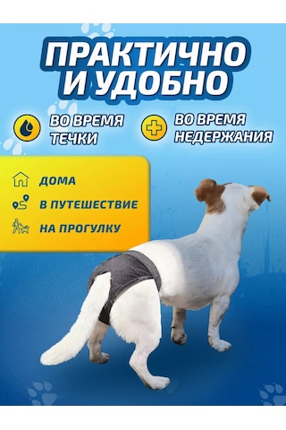 Anshery Köpekler İçin Kızgınlık Dönemi İçin Tekrar Kullanılabilir Külotlar 176563743