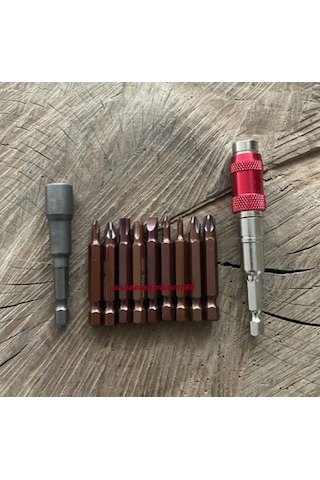 Elka Esnek Manyetik Bits Uzatma Matkap Uç Seti Ph1-pz1-ph2-t30-pz3-11pcs