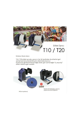 Godex T10 Harici Etiket Sarıcı