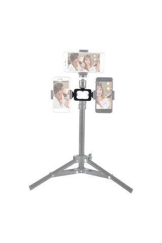 Singree 3'lü Telefon Desteği - Profesyonel Canlı Yayın Ve Vlog Çekimleri İçin Hafif Metal Stand