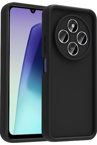 Toyigoo Redmi 14c Kılıf Kamera Korumalı Ananas Kapak - Mürdüm Mürdüm