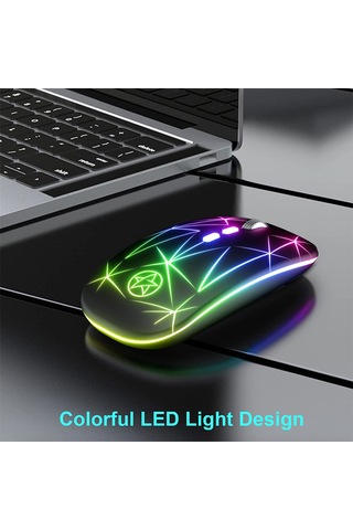 Kablosuz Fare, 3 Ayarlanabilir Dpı Seviyesine Sahip 2.4g Bilgisayar Faresi