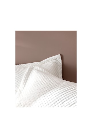 Boulogne Tek Kişilik Kadife Yatak Örtüsü - Ekru 8682116999557 Ekru