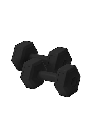 Evde Pilates Keyfi İçin Tam Set 6mm Pilates Mindere, Dambıla, Lastiğe Ve Daha Fazlasına Sahip Siyah