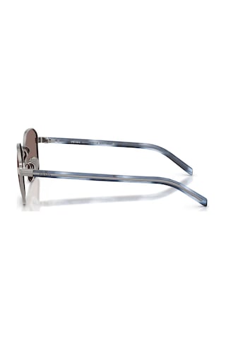 Prada Pr C50s 5av05c 53 Unisex Polarize Geometrik Gun Metal Güneş Gözlüğü Metalik