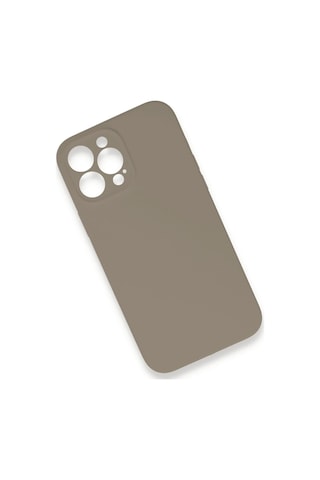 Newface Apple iPhone Uyumlu 13 Pro Max Kılıf Lansman Legant Silikon Glblseme - 35 - Bej