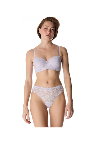 Penti Lila Lotus Straplez Lace Dantel Balenli Sütyen