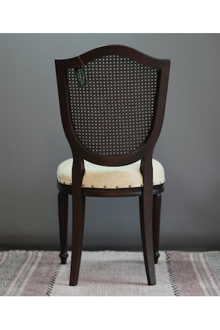 Retro Sandalye - Klasik Yemek Sandalyesi - Ahşap Sandalye Ceviz