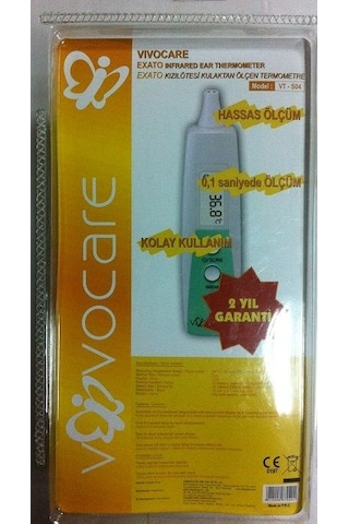 Vivocare Dijital Göstergeli Kulaktan Ateş Ölçer